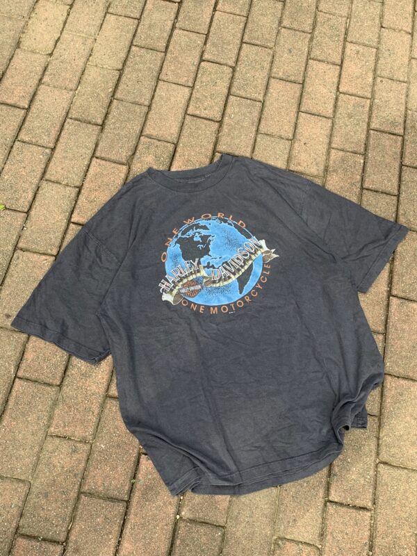 Vintage 1996 Harley-Davidson T-Shirt One World