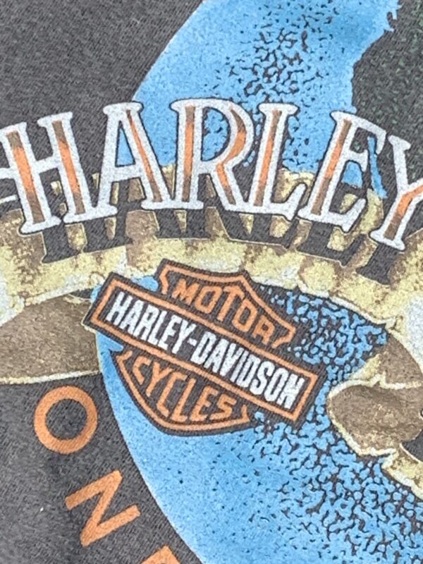 Vintage 1996 Harley-Davidson T-Shirt One World - Image 4