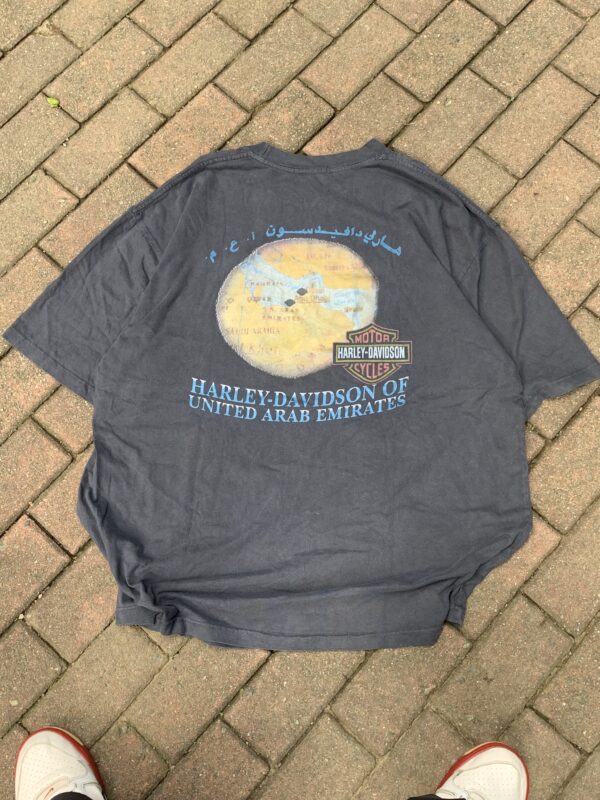 Vintage 1996 Harley-Davidson T-Shirt One World - Image 9