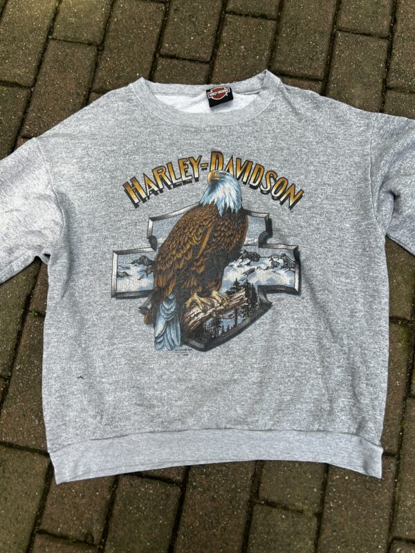 Harley Davidson 3D Emblem Sweatshirt - Image 2