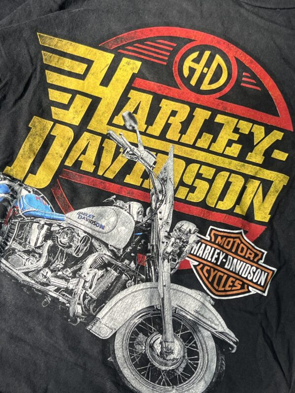 1990 Harley-Davidson 3D Emblem Tee - Image 2