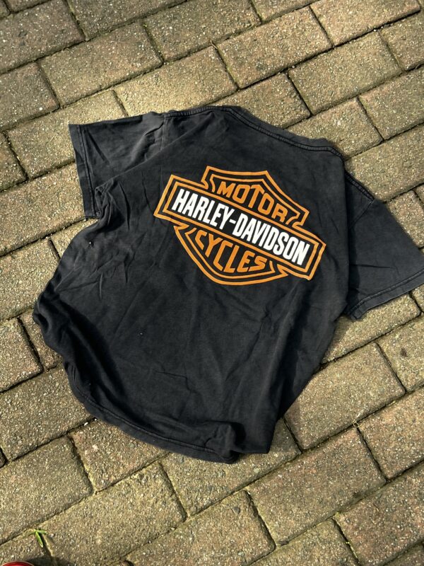 1990 Harley-Davidson 3D Emblem Tee - Image 5