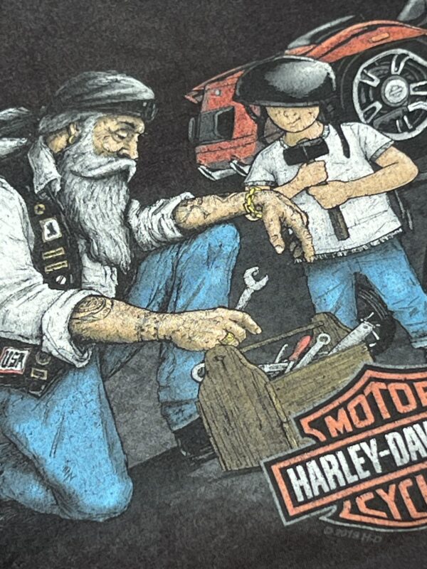 Vintage Harley-Davidson “Father & Son” T-Shirt - Image 3