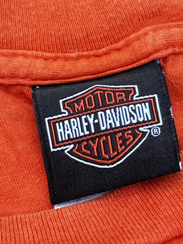 Vintage Harley-Davidson Orange “Key West” Shirt - Image 3