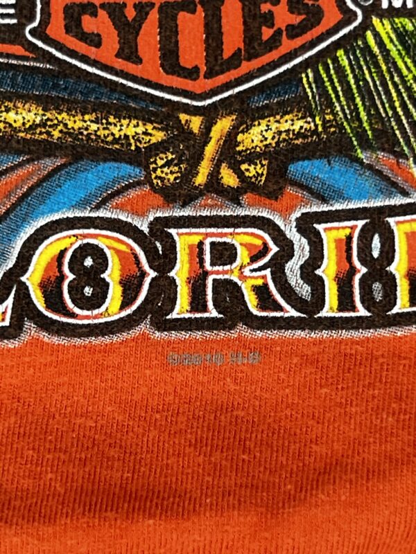Vintage Harley-Davidson Orange “Key West” Shirt - Image 6
